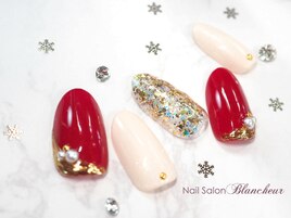 《X'masネイル》 大人ジュエリー