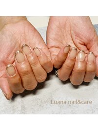 フレンチネイル　¥7000