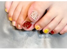 ブリノス(BLINOSS)/ゴールドレオパード☆フット