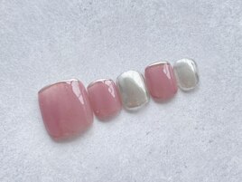 【先端ミラーフットネイル】