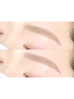 アイブロウメニューがあるサロン