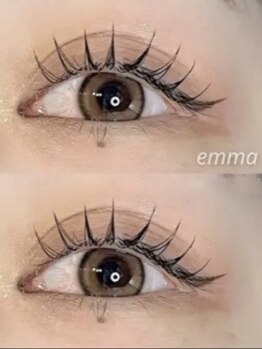 エマ あべの(emma)の写真/存在感ある目元に*抜け感のあるボリュ-ムデザインが叶う◎つけ放題セ-ブル上¥5500/フラットラッシュ上¥6000