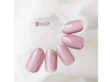 グラティフィープラスココ(gratify+coco)/大人フレンチマグネットネイル