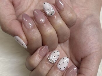 ティアラネイル(TIARA NAIL)/ジェルアートつけ放題¥9000