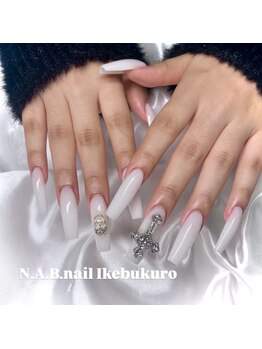 エヌエービー(N.A.B.)/乳白色ワンカラー