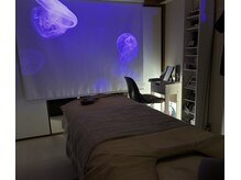 レガリス(Legaliss)の雰囲気（プロジェクターが壁に映し出された空間でお過ごしください♪）