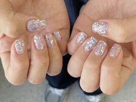 キラキラネイル　パラジェル