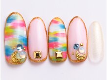 ネイリックス 栄ガスビル(NAILX)/夕焼けネイル