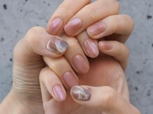 エルミー 三軒茶屋(elmy)/ニュアンスマーブルワンカラー