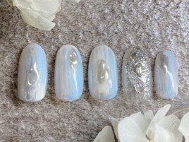 パールブルーネイル