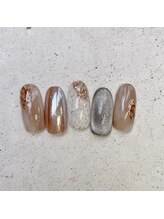ネイルアンドまつげ リュフェール 五反田(Nail Lufaire)/ニュアンスミラーマグネット