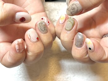 キューシーネイル 川崎(QcNail)/ゆるかわ