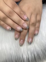 サフィールネイルサフィールネイル(Saphir nail)/ラメグラデーションネイル