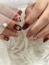 ブラウンチェック