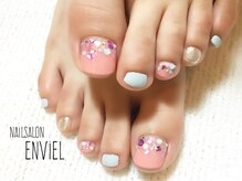 ネイルサロンアンヴェール(ENVIEL)/リゾートフットネイル★