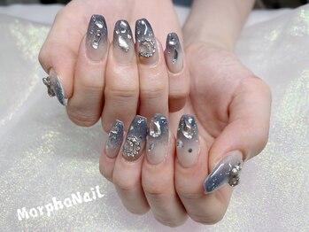 モルフォネイル(Morpho nail)/#ワンホンネイル #モテカワ