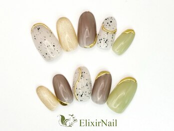 エリクサーネイル 五反田(Elixir Nail)/定額a シンプル／クーポン使用