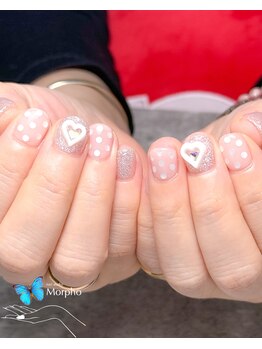 モルフォ 千駄ヶ谷(Morpho)/シースルードットネイル