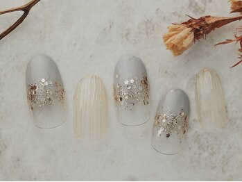 ネイルサロンアンドスクール ミュー(Nail Salon & school mieux)/ラメホロネイル