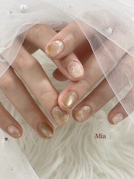 ミア(Mia)/キレイ系ニュアンスネイル