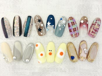 ネイルエイム(Nail eim)/秋冬★マグネット★チェック柄