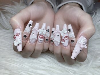 ベティネイル アイラッシュ(Betty Nail)の写真/あざと可愛い手にするなら"Betty"へ♪【圧倒的技術力の実力派サロン】理想のネイルを作ります★