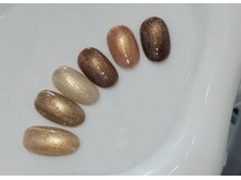 ネイルサロンアンドスクール ソワン(nail salon & school Soin)の雰囲気（綺麗めマグネットカラー豊富です^^）