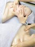 【★バランス調整&代謝UP】小顔コルギ＋ヒト幹細胞パック50分  ￥7000