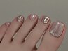 《FOOT》親指アートコース☆持ち込み写真OK ￥7500