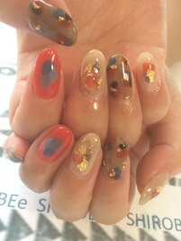 トレンド秋ネイル！