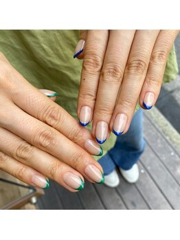 ネイルアルケー(Nail ARCHE)/アシメフレンチ