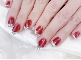 主役級！鮮紅ガラスフレンチ