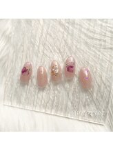 アムルーズ(Amoureuse)/押し花ネイル♪