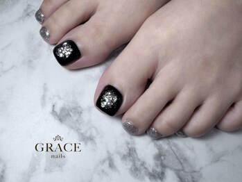 グレース ネイルズ(GRACE nails)/木下担当　フットネイル