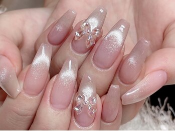 レアネイル 新宿(le'a nail)の写真/時間内パーツ付け放題!![ジェル持ち込みデザイン90分¥8980]が大人気★やりたかったデザインがそのまま叶う*