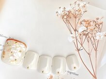 ネイルサロン&スクール ジーナ(GINA)/シェル×ホワイト