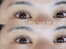 ユーロ(EURO)/フラットラッシュ80本デザイン