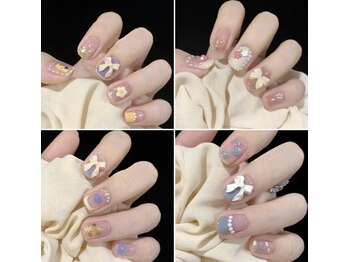 ネイルサロン ジェイ(Nail Salon J)/リボン/ハート/パステルカラー