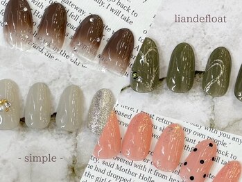 リアン デ フロート(Lian de FLOAT)の写真/【ネイルリニューアルOPEN】お仕事でもOKな範囲でシンプル＆トレンドを組み合わせたデザインをご提案★
