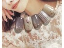 【ライラック×バカラネイル】