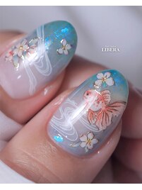 金魚ネイル
