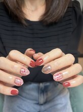 テソロネイル(TESORO nail)/ツイードネイル