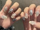 立体お花ネイル