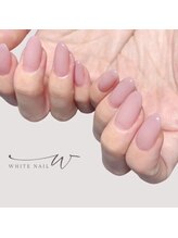 ジェルネイル専門　WHITE NAIL 伊丹店【フィルイン/ニュアンス/マグネット】/ワンカラー/シンプルネイル