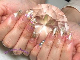 【ロングネイル】シェルネイル