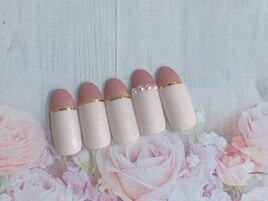 きれいめフレンチネイル☆