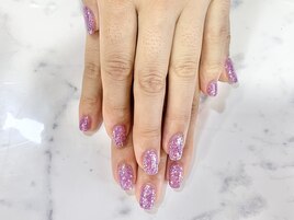 ラメミックスネイル