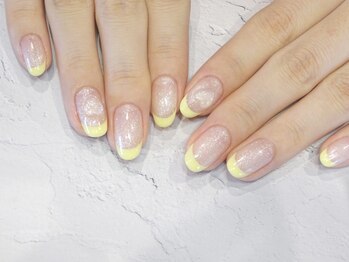 キャミ ネイル(CAMMY NAIL)/黄色フレンチ