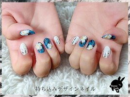 【持ち込みデザインネイル】