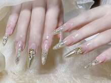 チップ長さだし＋持ち込みデザイン10本　￥15980